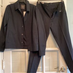 Primark Men's Navy Blue Suit Jacket & Trousers